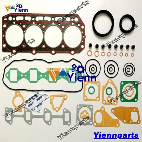 4TNE82A Full Gasket Kit With Head Gasket For Yanmar Excavator Tractor Engine Repair Parts