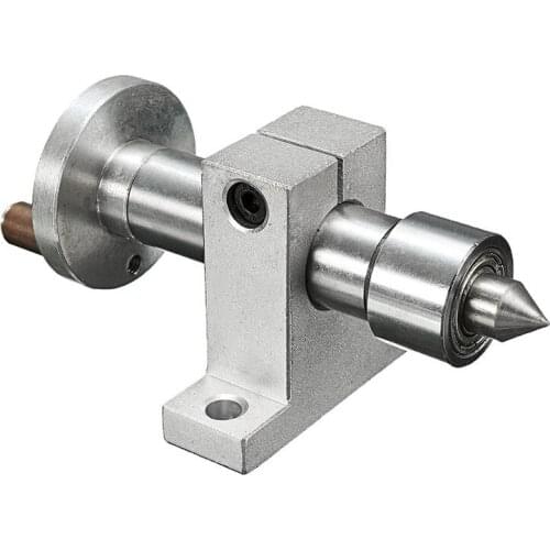 DANIU Adjustable Double Bearing Live Centre Metal Revolving With 2PCS Wrenches DIY Accessories For Mini Lathe Machine