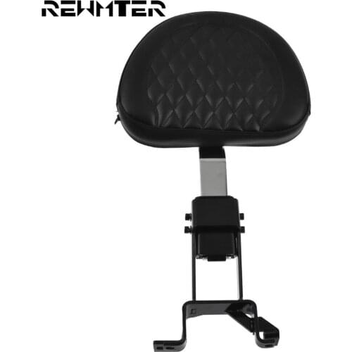 Motorcycle Seat Black Diamond Backrest Sissy Bar For Indian Chieftain Electroplating Comfortable Motorcycle Seat Cafe Racer