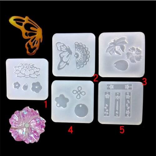 5.2*0.6CM DIY Sugar Craft Cake Vintage Petal Gem Cake Silicone Mold Fondant Mold Cake Decorating Tools Gum Paste Mold