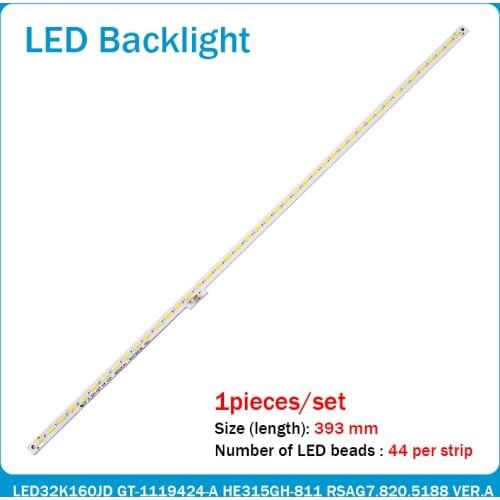 1 PCS LED backlight bar HE315GH-B11 RSAG7.820.5102 for LED32K160JD GT-1119424-A 44 LEDs 393MM