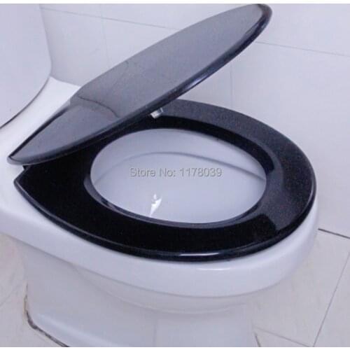 High-grade resin black color toilet seats cover,thickened Universal UVO type Ordinary toilet seats,J17563