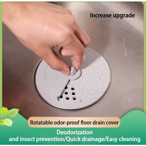 1 Pcs Round Bathroom Sink Strainer Shower Drain Hair Trap Hair Catcher Anti-clogging Floor Drain Kitchen Household Accessories