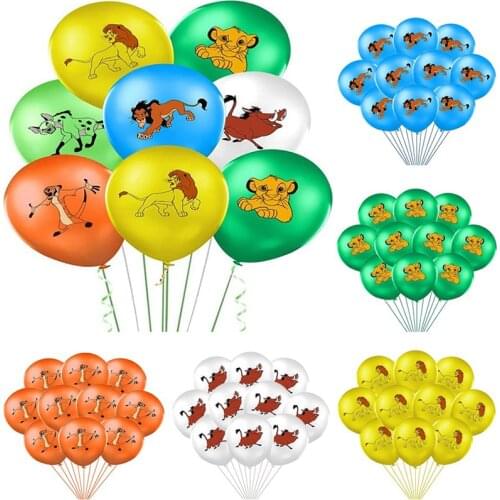 10pcs Cartoons Disney The Lion king latex balloon hakuna Simba Childrens birthday party supplies balloons Toy children Globos