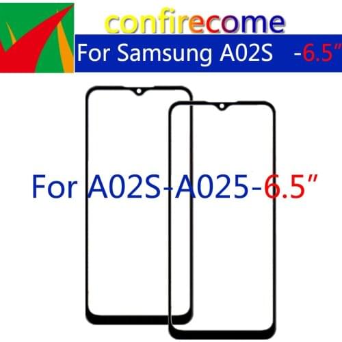 10Pcs\Lot For Samsung Galaxy A02sTouch Screen Front Glass Panel LCD Outer Display Lens A025F A025M Replacement