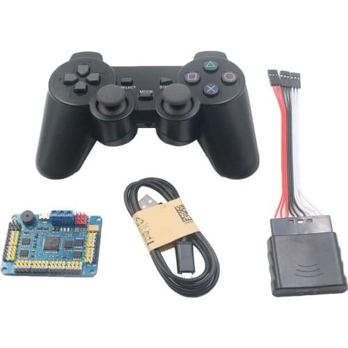 32 Channel Servo Control Board & Robot PS2 Controller & Receiver Handle for Arduino Robot DIY Platform