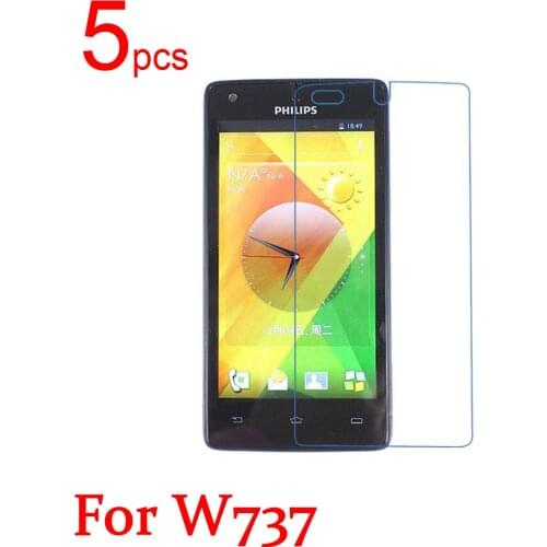 5pcs Ultra Clear/Matte/Nano anti-Explosion LCD Screen Protector Film Cover For Philips W732 W832 W536 W336 W737 Protective Film