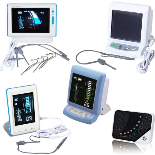 5 Types Dental Endodontic Apex Locator Root Canal Finder Portable Mini DTE WOODPEX III LCD DPEX Style