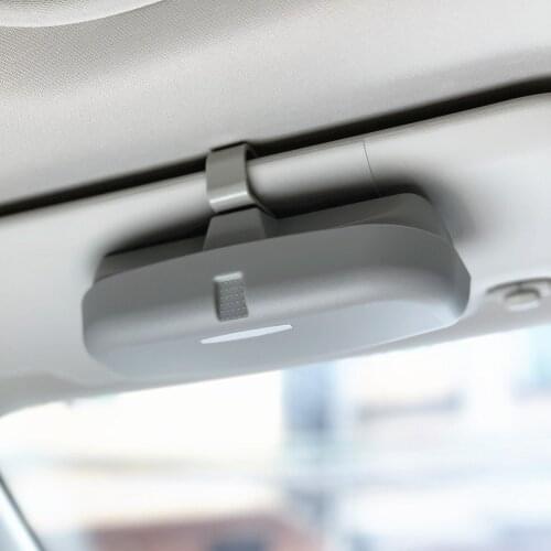 Car Accessories Sun visor Glasses Case For Alfa Romeo Giulia Stelvio MiTo Giulietta Tonale ALFA 4C Disco Volante Gloria