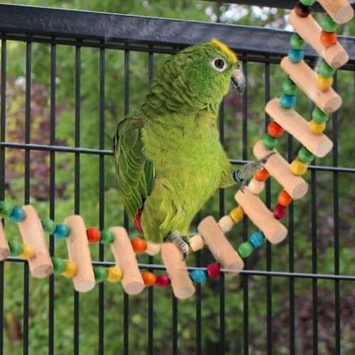 Blesiya Flexible Bird Ladder Cage Accessories for Cockatiel Conure Parakeet