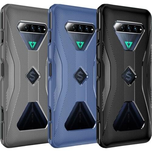 Soft Silicone TPU Frame Bumper Fundas Case For Xiaomi BlackShark BlackShark4 Black Shark 4 Pro 4Pro Cover Shockproof Shell Coque