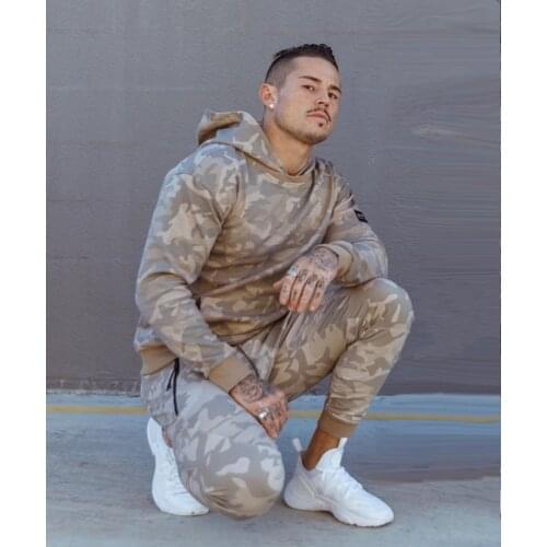 Men Camouflage jersey for Autumn brand sporting suit men Suit Men Hoodies Sets Mens Gyms Sportswear Jogger Suit Male Tracksuit