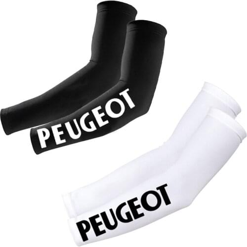 Hot black white summer arm sleeve fishing camping cycling bicycle fitness driving arm warmers riding sunscreen arm sleeve