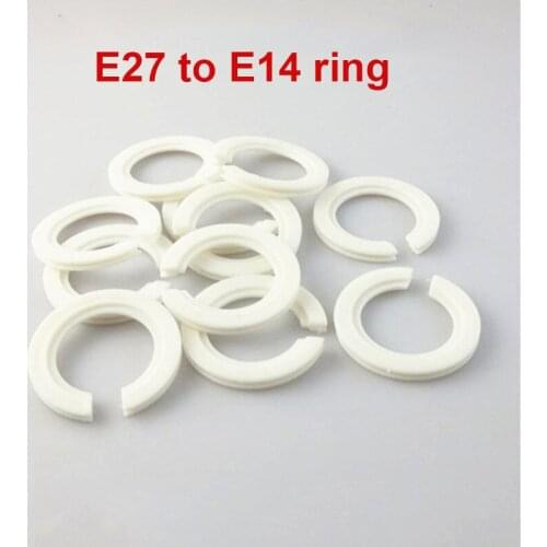 5Pcs For E27 To E14 Lampshade Ring Washer Socket Reducing Ring Adapter Lamp Holder Converter DIY Light Accessories