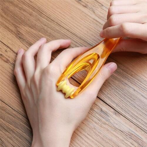 Hand Finger Massager Acupressure Dual Roller Joint Relaxing Beauty Plastic Massage Tool for Blood Circulation