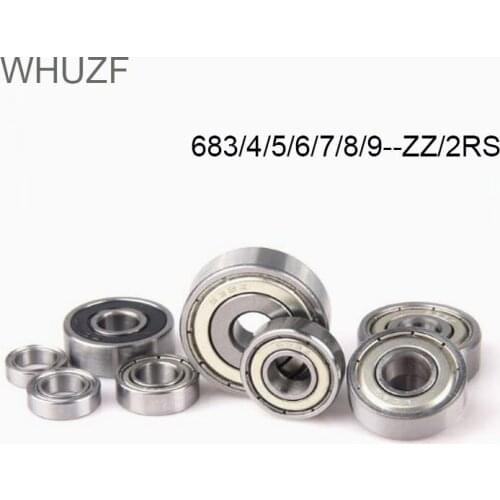WHUZF 683ZZ RS 684-2Z rs 685 2rs 686 ZZ 687 2RS 688z 689rs Miniature Model Bearing Open Type Deep Groove Ball Bearings