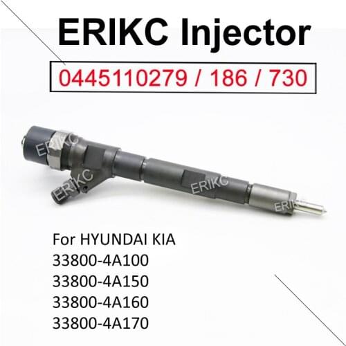 0445110279 0445110186 Fuel Injector Sprayer 33800-4A150 0445110730 for Hyundai Kia 2.5 CRDI 33800-4A100 33800-4A160 33800-4A170