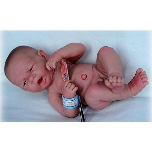 Baby Reborn silicone full vinyl realistic girl or child 36 cm Real Doll soft rubber doll boy or girl newborn