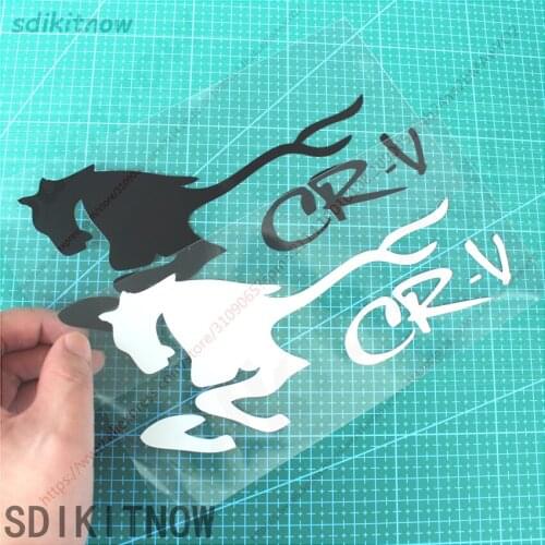 Horse Sports Sticker Racing Windows Door Body Decal Car Styling For honda crv 2007 2008 2014 2018 2013 2015 2017 accessories