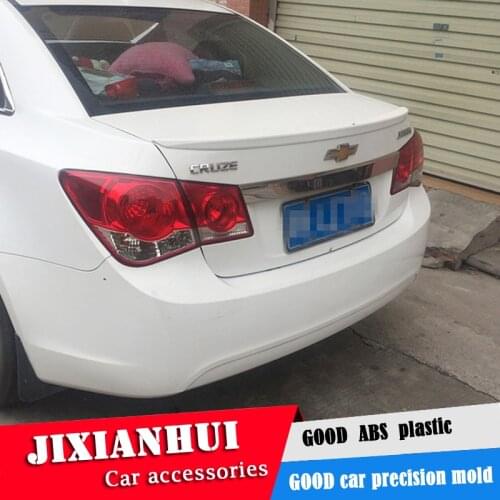 For Cruze Spoiler 2009-2014 Chevrolet Cruze YDAJK Spoiler ABS plastic Material Car Rear Wing Color Rear Spoiler