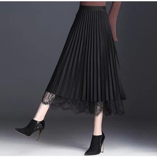 Sutimine Women's Pleated Skirts