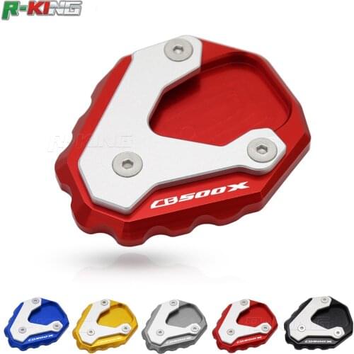 CNC Kickstand For Honda CB500X CB 500X CB500 X 2019 2020 Motorcycle Kickstand Side Stand Enlarge extension Enlarger Pad