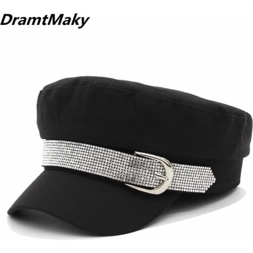 NEW diamond beret femme octagonal hats for women flat military caps womens hat casual berets hat gorras gorro Autumn Cap boina