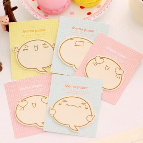 1 pcs Korean Creative Cartoon Expressions Encouragement Brother N times Posting Lovely Notes kawaii stickers notes