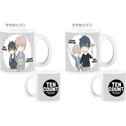 1pcs Japan Anime Cartoon TEN COUNT Coffee Mug 10 COUNT Pattern Milk Tea Cup Cosplay Prop Collection Christmas Gifts for Boy Girl