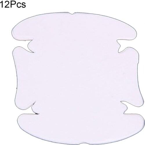 12Pcs Universal Car Door Handle Cup Protector Stickers Transparent Anti-Scratch PVC Door Cup Protective Film