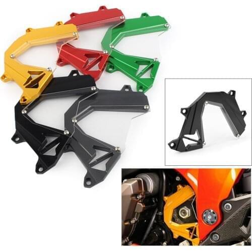 Aluminum Motorcycle Engine Guard Chain Protector Front Sprocket Cover Front Left For Kawasaki Z800 2013 2014 2015 2016