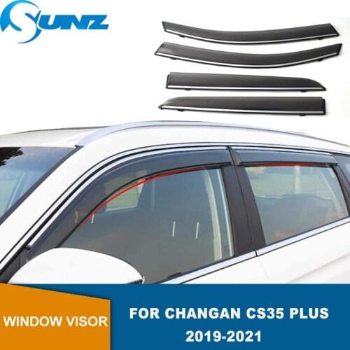 Side Window Visors For Changan CS35 PLUS 2019 2020 2021 Smoke Weathershields Sun Rain Deflector SUNZ