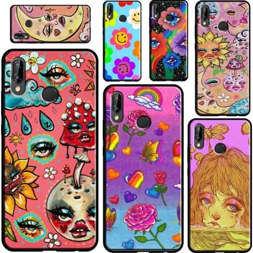 Y2K Indie Aesthetic For Huawei P40 Lite P20 P30 Pro Mate 20 P Smart Z 2019 Nova 5T Case For Honor 8A 8X 9X 10i