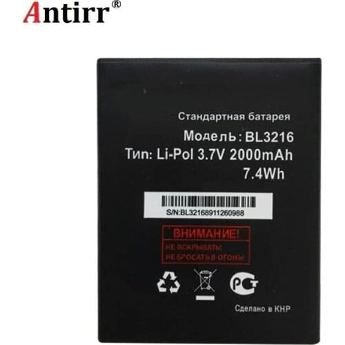 For Fly Battery BL3216 BL 3216 2000mah Battery High Quality Batteries For Fly IQ4414 IQ 4414 Cell phone+ Tracking Code