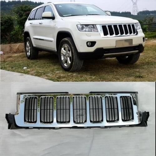 For Jeep Grand Cherokee 2011 2012 2013 ABS chrome Front Grille Mesh NEW
