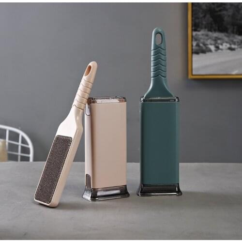 Double Sided Magic Clean Brush Reusable Self-Cleaning Pet Hair Brush Set Double Lint Remover Fur Scrub Clothes Bag Dust Brusher