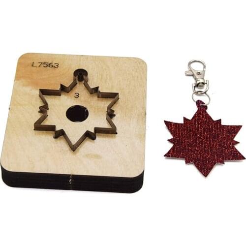 Herramientas para cuero leather craft template fabric cutter star earring die cutter knife mould cutting mold hand punch tool