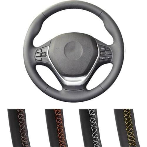 Customized Car Steering Wheel Cover For BMW 2 Series F22 F23 F45 F46/4 Series F32 F33 F36 428i 430i 435i ​Leather Steering Braid