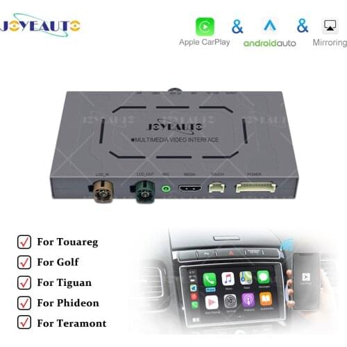 Joyeauto Carplay Interface For Volkswagen VW Golf Polo Touareg Passat Tiguan Android Auto Wireless Apple Carplay Car USB Player
