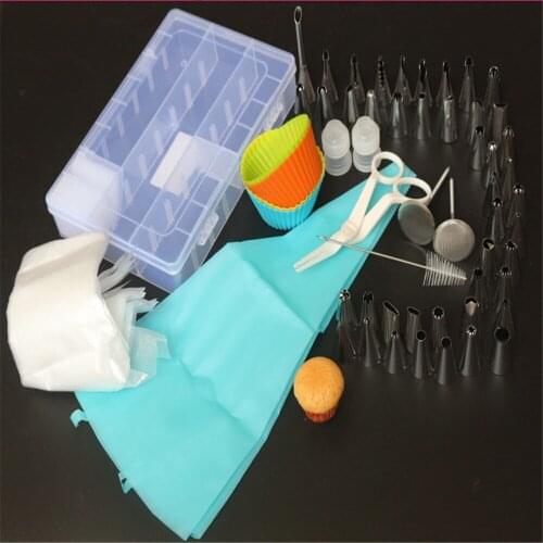 67 PCS Round Piping Tip Decorating Mouth Nozzle Pastry Tips Fondant Cake Decorating Sugarcraft Tool Pastry Tools Bakeware