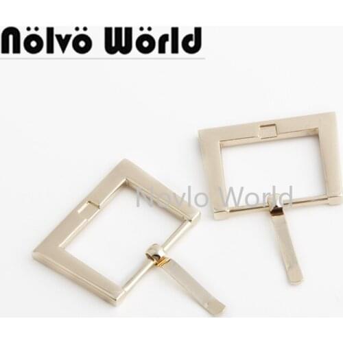 Nolvo World 5-20-100 pieces 24mm 25mm 4 colors Light gold pin buckle metal adjustable slide buckles