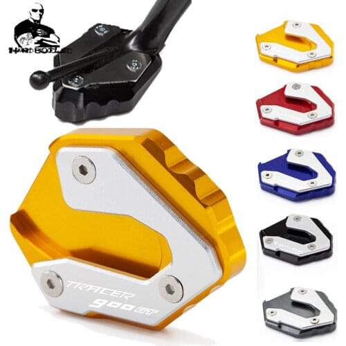 Motorcycle Accessories CNC Auminum Side Stand Enlarger Plate For Yamaha TRACER 900 GT 2018-2019 MT09 2014-2019 MT 09 TRACER