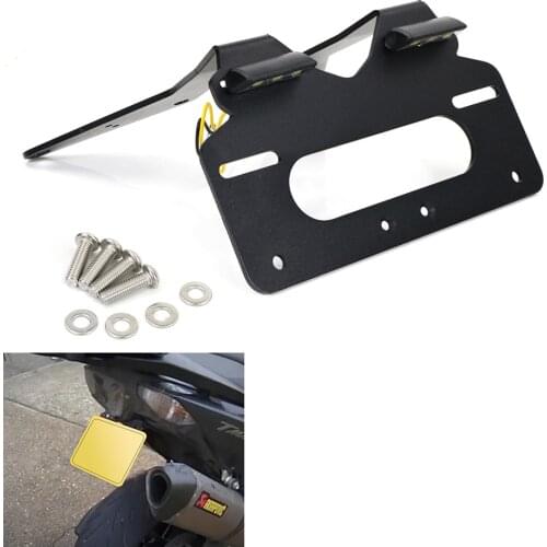 Rear Tail Tidy Fender Eliminator Kit Fit For Yamaha TMAX 530 2012 2013 2014 2015 2016 License Number Plate Holder Bracket