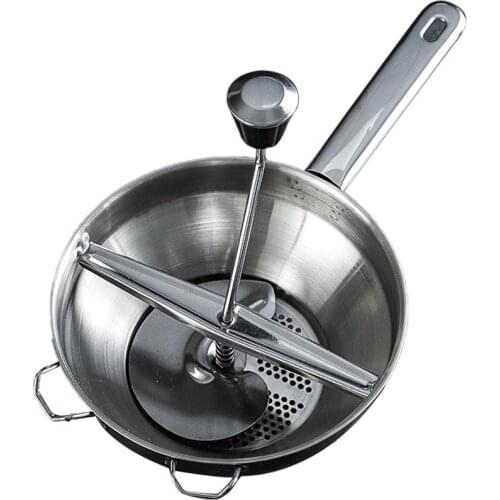 Stainless Steel Potato Ricer Professional Potato Masher Manual Juicer Squeezer Press Food Ricer Multifunctional Kitchen Tools