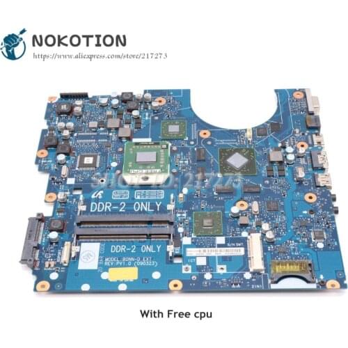 NOKOTION For Samsung NP-R515 R515 Laptop Motherboard DDR2 Free cpu BA92-05600A BA92-05600B BA41-01072A BA41-01073A BA41-01074A