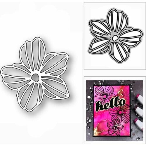 New Small Cherry Blossom Plant 2020 Metal Cutting Dies for DIY Scrapbooking Decorative Embossing and Card Making Craft No Stamps