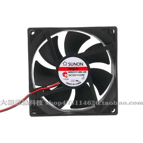 9025 12V 2W ME92251V1-000C-A99 9CM Ball Cooling Fan