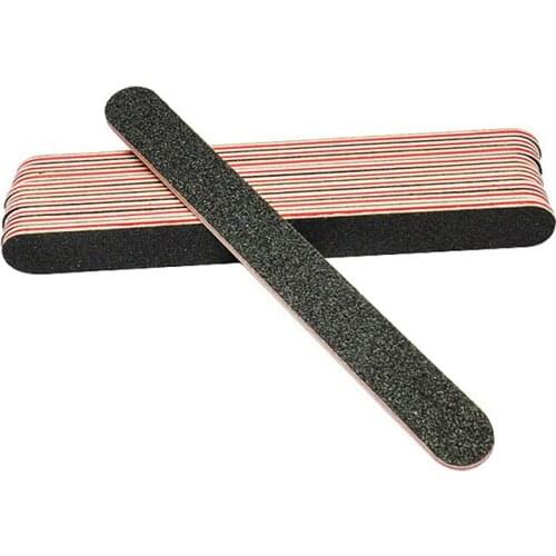 Wholesale 500pcs excellent nail supplies red nail file manicure Professional Buffer Buffing Slim Grit Sandpaper free shipping