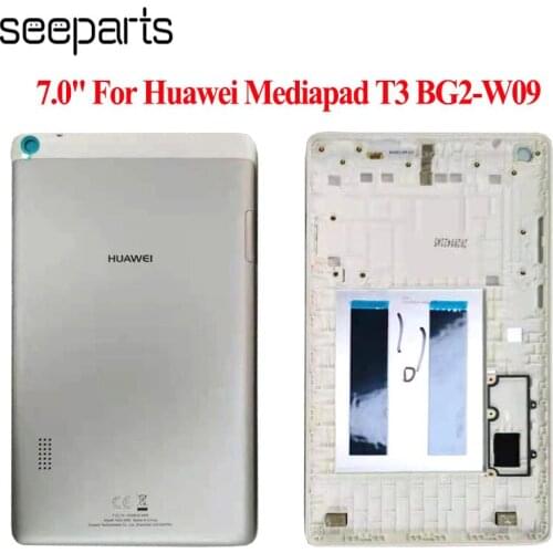 Original For Huawei MediaPad T3 7.0 Battery Cover Door Back Housing Rear Case T3 BG2-W09 Battery Cover Door Replacement