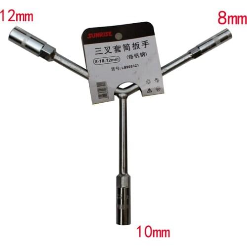 Switch For Electric switch motorcycle repair tools hardware 8mm10mm12mm three trigeminal socket wrench with